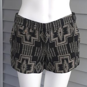 Pendleton wool shorts tan black